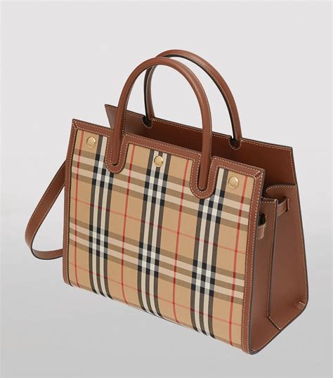 Burberry Vintage Check Title Bag 